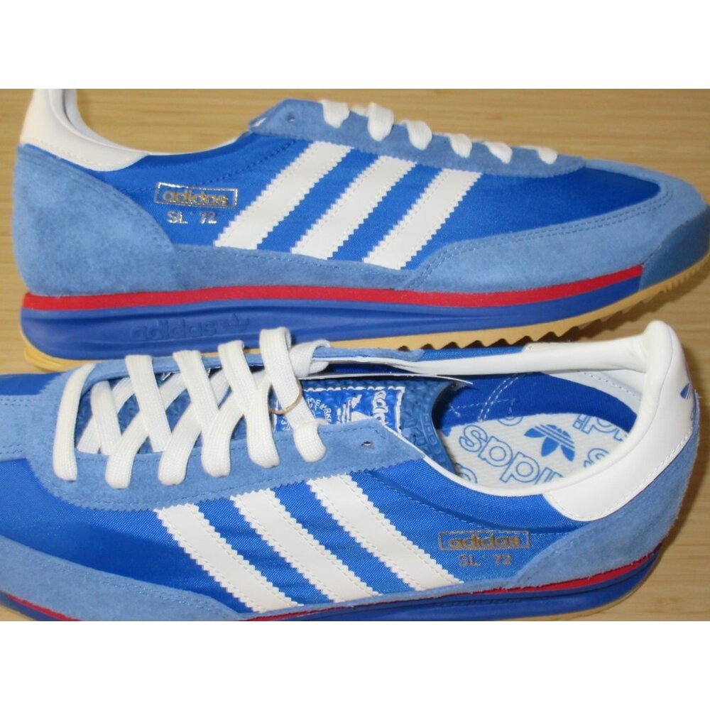 Adidas Men's SL 72 RS Sneakers Blue White Better Scarlet Sizes NIB IG2132 - Picture 7 of 7
